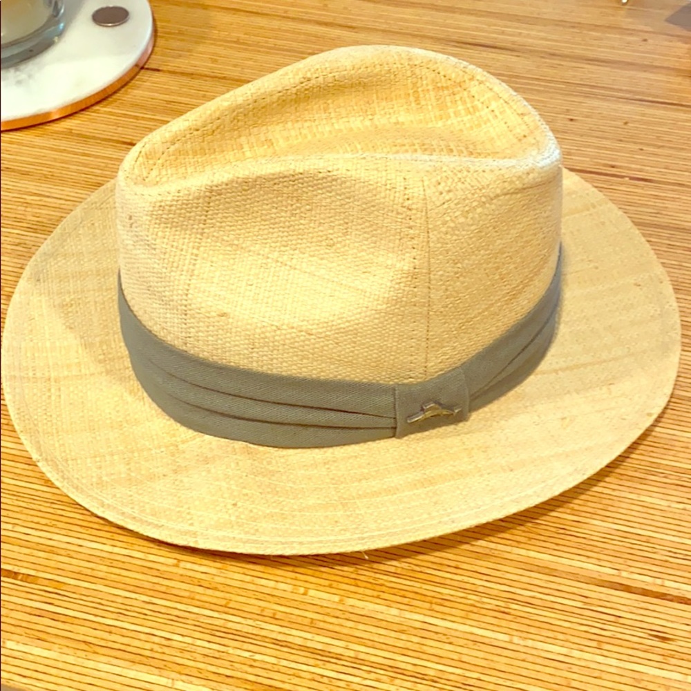 Tommy Bahama 100% Raffia Safari Fedora S/M